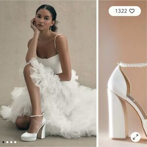 Badgley Mischka Felixa Ankle Strap Platform Heels